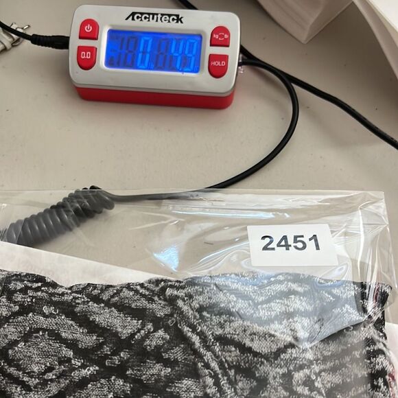 Jordan Taylor Patterned Print 3/4 Sleeve Sheer Tunic Swim Cover Black  Medium - Picture 7 of 7